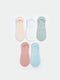 Women's Plain Invisible Socks - 5-Pack